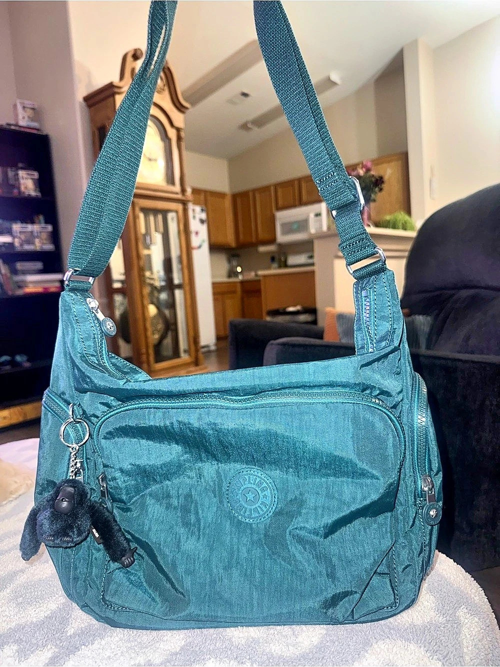 Kipling Gabbie Shoulder Bag Blue NWOT